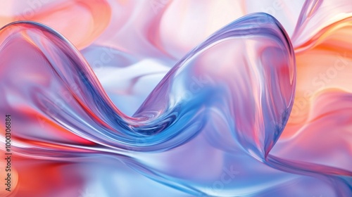 Abstract Swirl of Vibrant Colors for Adobe Stock