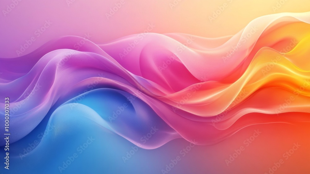 Abstract Colorful Waves Abstract Colorful Waves