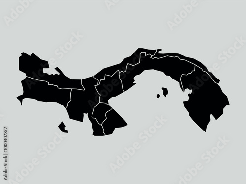 finland map with regions isolated on white background. Map of finland. Vector illustration