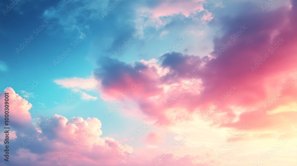 Sunset Sky with Vibrant Clouds Sunset Sky with Vibrant Clouds