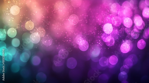 Colorful Bokeh Lights Background