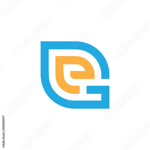Free Download Eg letter logo vector design for any business and monogram - GFXLoad
