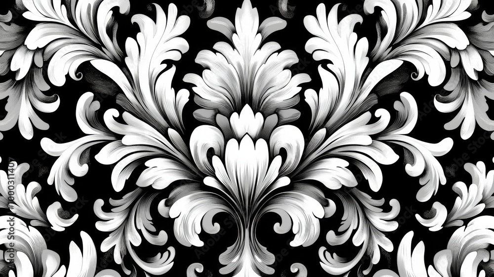 Floral Baroque Pattern Floral Baroque Pattern