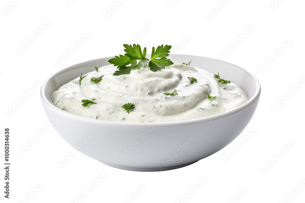 Tartar sauce in a bowl isolated on transparent background Tartar sauce in a bowl isolated on transparent background