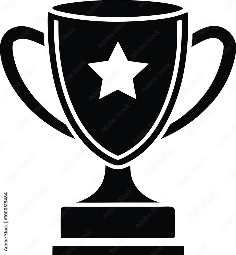 trophy icon silhouette - Transparent Background Clipart trophy icon silhouette - Transparent Background Clipart