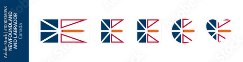 Flag of Newfoundland and Labrador province, Canada