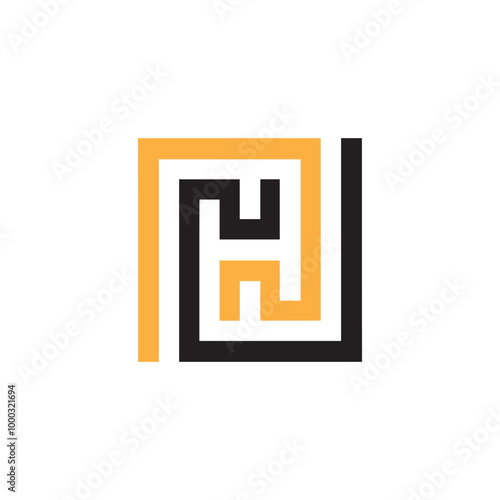 Letter H initial logo design vector template for any business and monogram