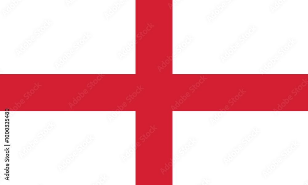 Obraz premium Flag of England. Accurate proportion and official colors.