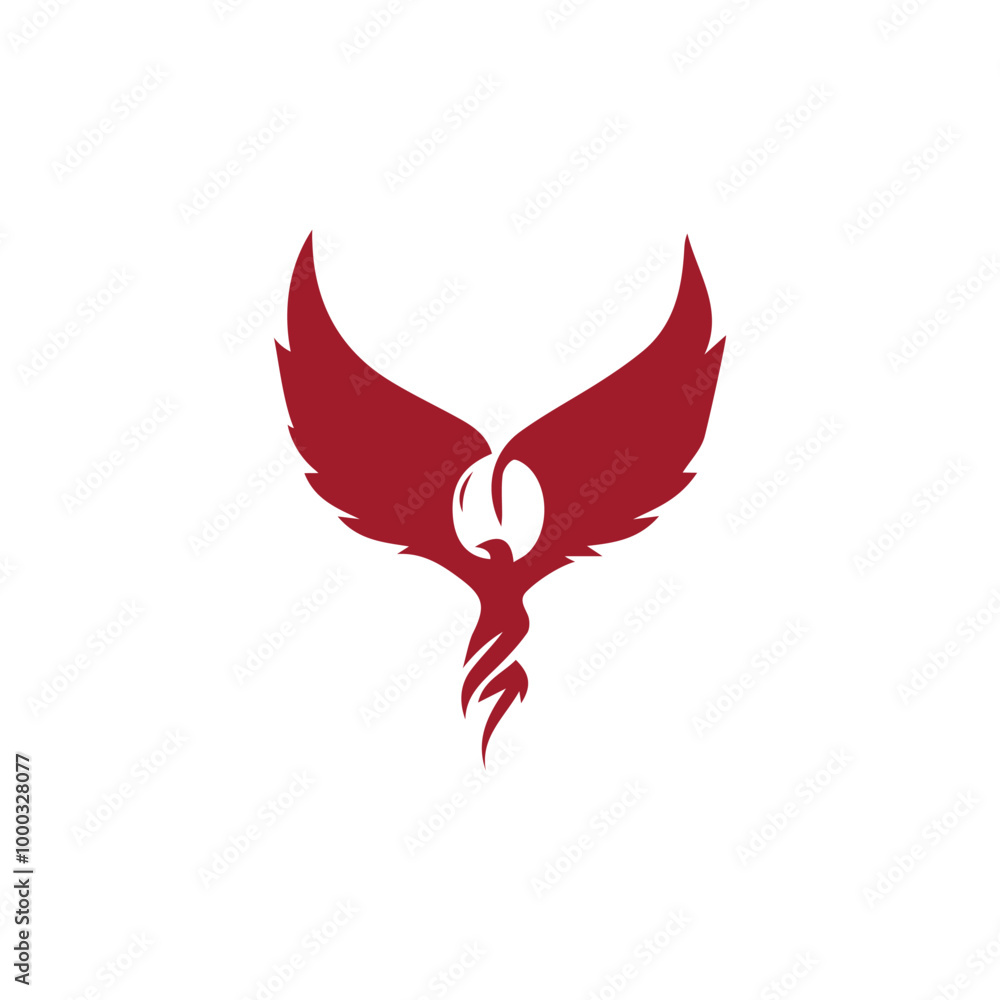 Fototapeta premium Phoenix bird logo vector design for any company and business.