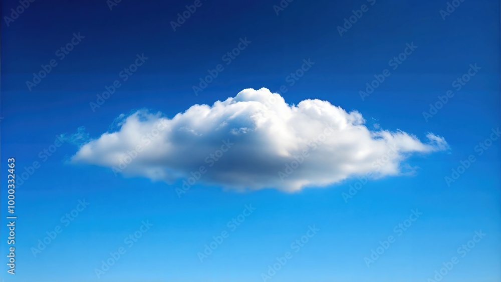 Obraz premium Fluffy Clouds in the Skyline: Majestic Cloud Formations and Scenic Sky Views for Atmospheric Visuals for Poster and Digital Design Projects
