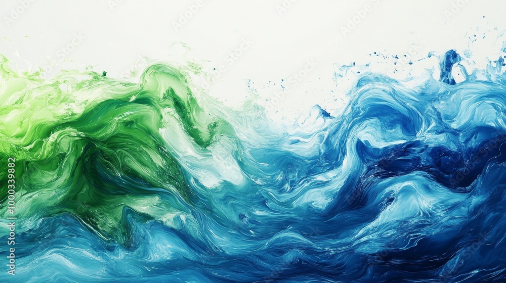 Abstract Fluid Waves Abstract Fluid Waves