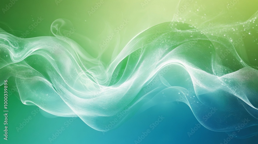 Fototapeta premium Abstract Waves of Light