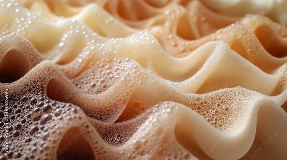 Fototapeta premium Foamy Textile Detail