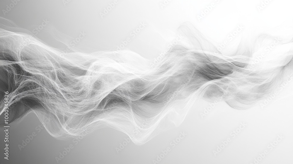 Abstract Wavy Smoke Background Abstract Wavy Smoke Background