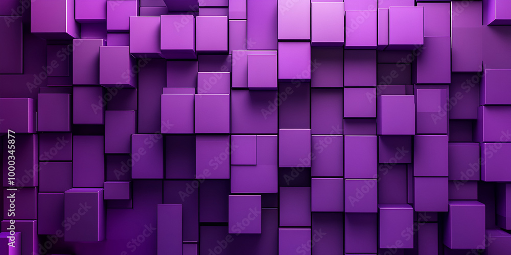 Purple Microchip Cityscape Purple Microchip Cityscape
