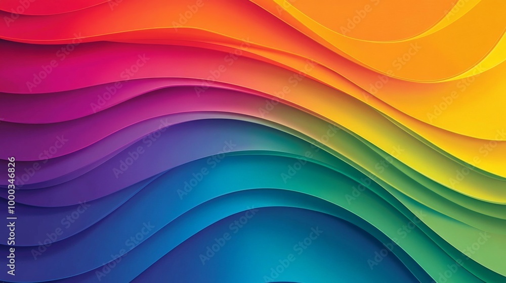 Abstract Colorful Wave Background Abstract Colorful Wave Background