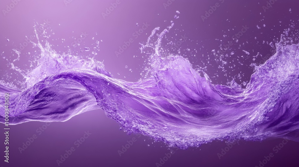 Abstract Purple Water Splash Abstract Purple Water Splash