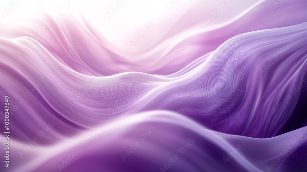 Fototapeta premium Abstract Fluid Wave in Purple