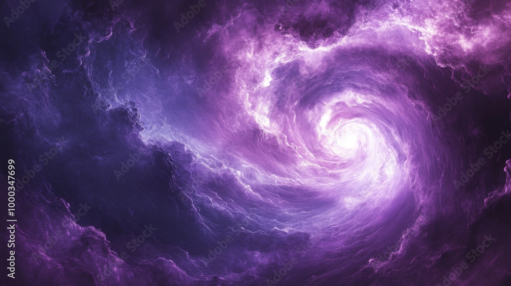 Mystical Purple Vortex in Space Mystical Purple Vortex in Space