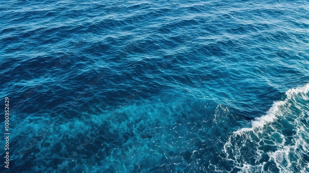 A serene view of ocean waves reflecting sunlight, showcasing the beauty of nature. A serene view of ocean waves reflecting sunlight, showcasing the beauty of nature.