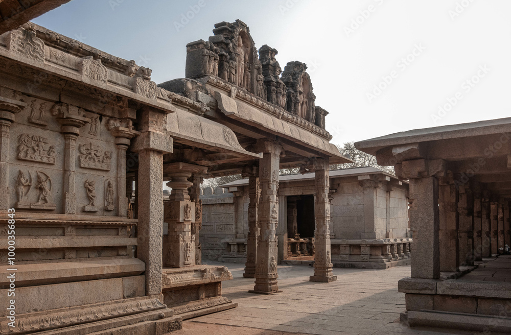 Hazara Rama Temple is the personal temple of the royal family. Hampi. India. Hazara Rama Temple is the personal temple of the royal family. Hampi. India.