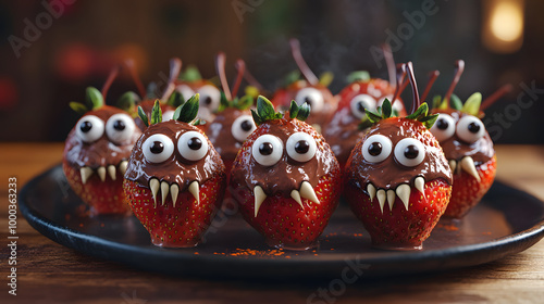 Vampire Chocolate Strawberries