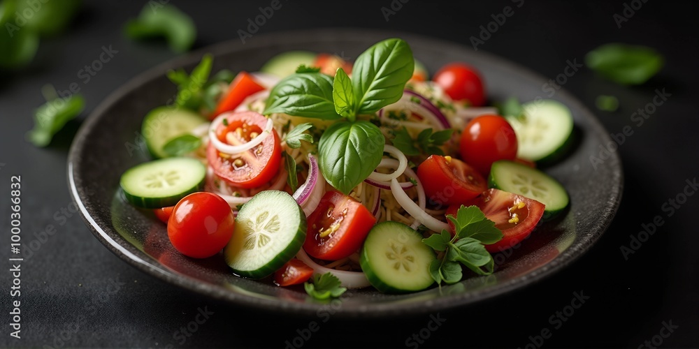 Fresh vegetable salad Fresh vegetable salad