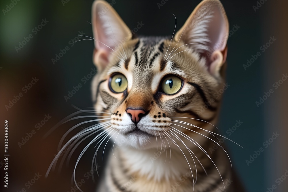 Bengal cat with yellow eyes
Bengal cat with yellow eyes