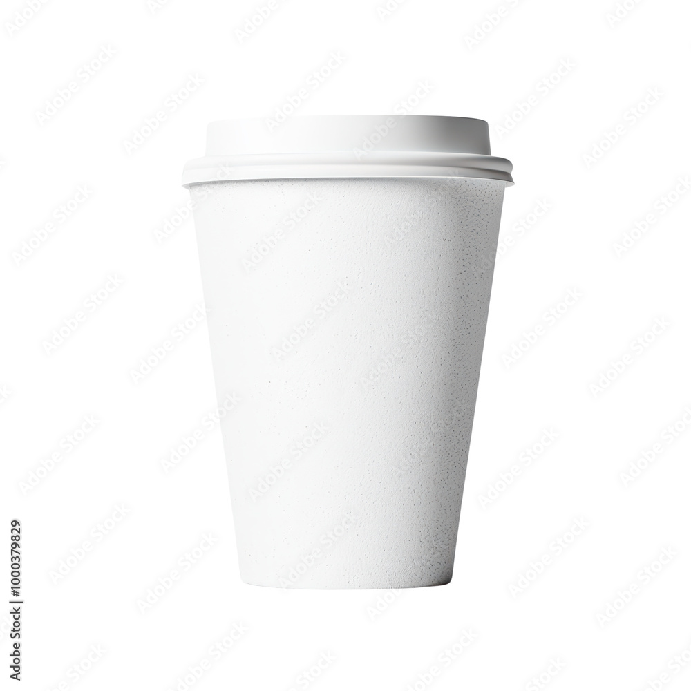 Plain white coffee cup isolated on transparent background. Plain white coffee cup isolated on transparent background.