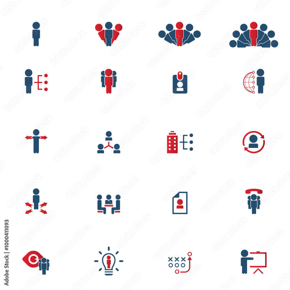 Universal business management and human resources icon set. Universal icons for web and mobile. Vector. Universal business management and human resources icon set. Universal icons for web and mobile. Vector.