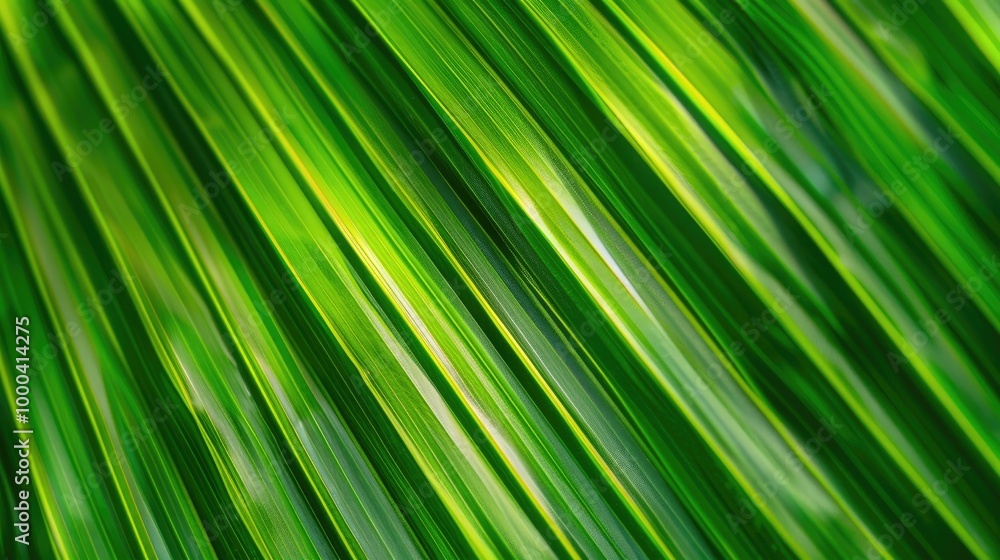 Green Palm Tree Leaf Green Palm Tree Leaf