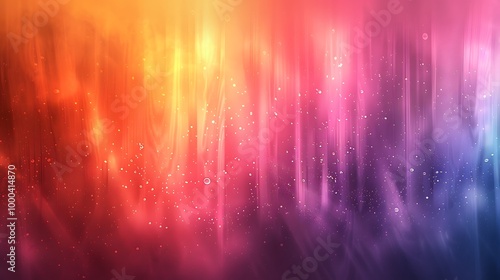 Vibrant Gradient Glass with Raindrops and Soft Light Reflections for Colorful Abstract Backgrounds