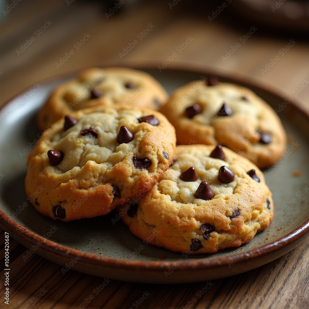 Freshly baked cinnamon cookies on a white plate, showcasing a delicious homemade dessert that’s perfect for breakfast or a sweet snack Freshly baked cinnamon cookies on a white plate, showcasing a delicious homemade dessert that’s perfect for breakfast or a sweet snack