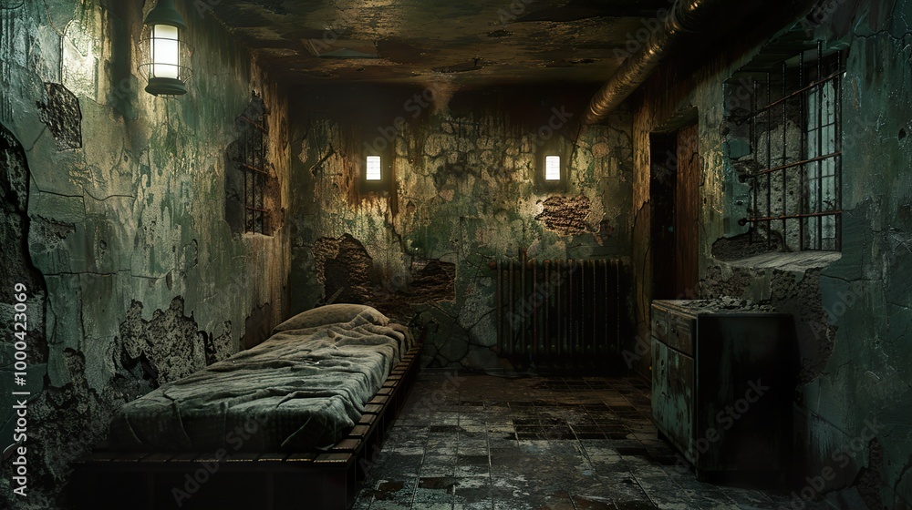 A Glimpse Into a Dark Prison Cell A Glimpse Into a Dark Prison Cell