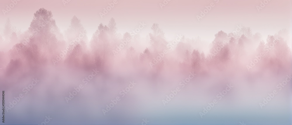 Fototapeta premium Misty Forest at Dawn