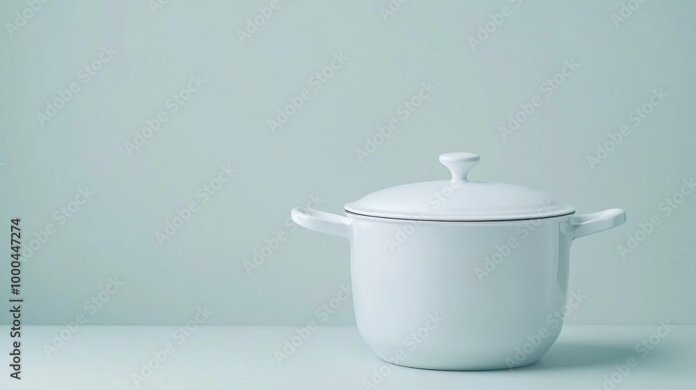A pressure cooker on solid white background, single object A pressure cooker on solid white background, single object