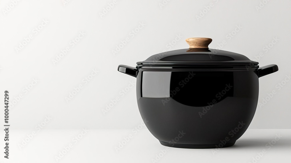 A slow cooker on solid white background, single object A slow cooker on solid white background, single object
