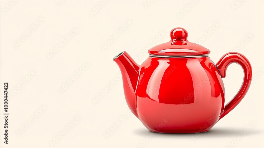 An electric kettle on solid white background, single object An electric kettle on solid white background, single object