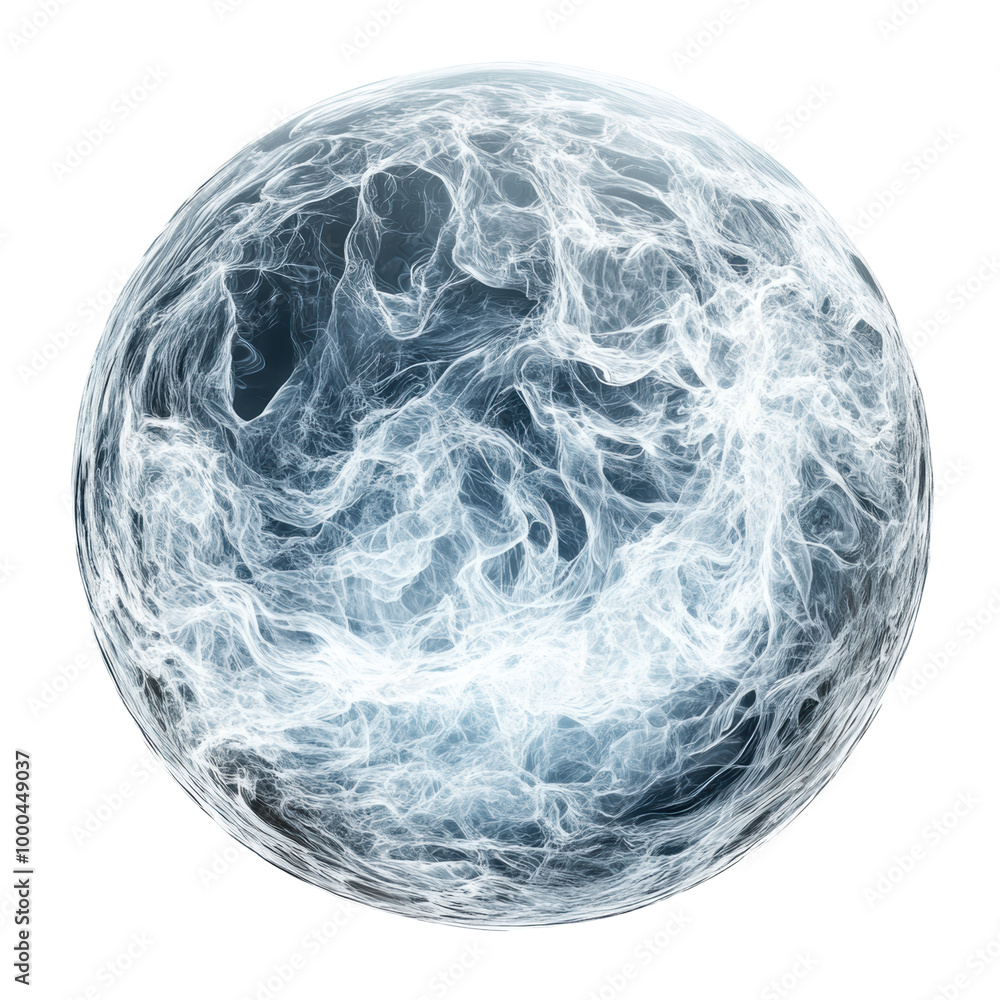 Smoky texture in a circular design on a white background transparent background Smoky texture in a circular design on a white background transparent background