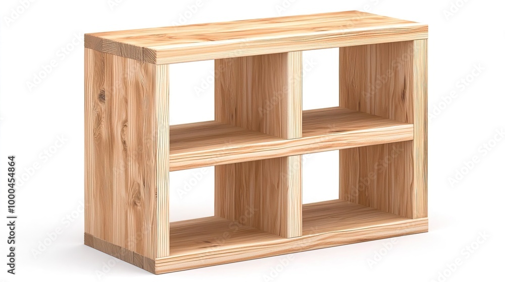 A classroom cubby on solid white background, single object A classroom cubby on solid white background, single object