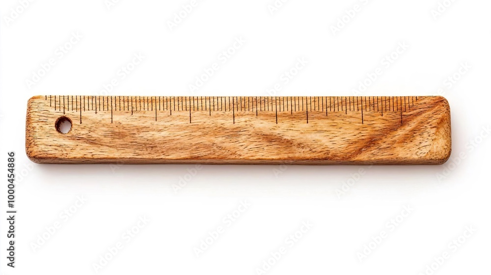 Wooden ruler isolated on white background. Wooden ruler isolated on white background.