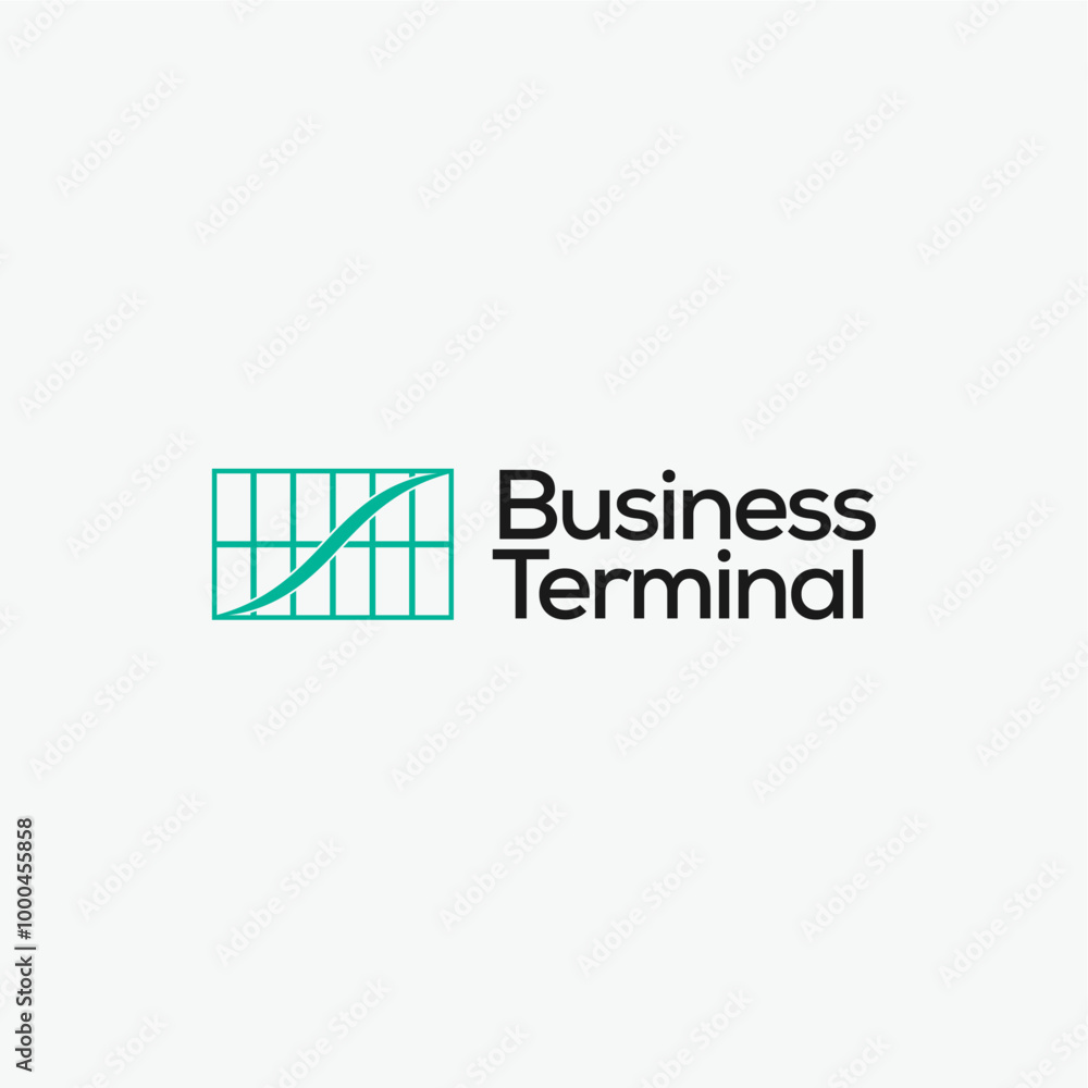 Business terminal finance logo design vector royalty free business brand image template download editable Business terminal finance logo design vector royalty free business brand image template download editable