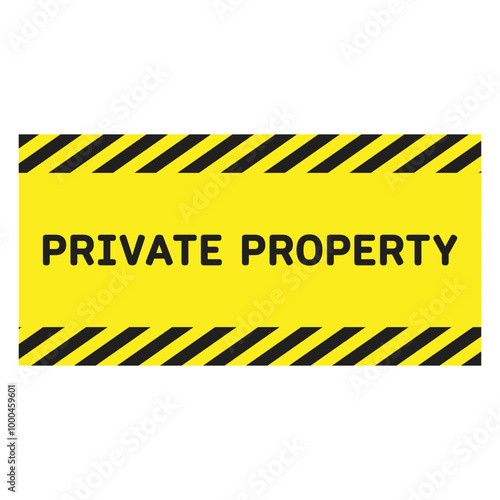 Sign private property.