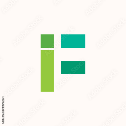 Letter if logo design vector royalty free business brand image template download editable