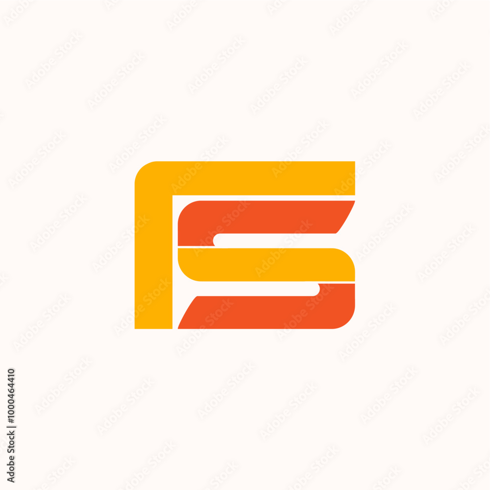 Letter fs logo design vector royalty free business brand image template download editable Letter fs logo design vector royalty free business brand image template download editable