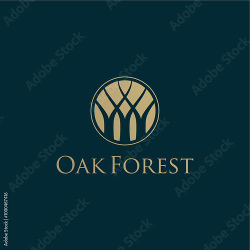 gold nature green wild logo design vector royalty free business brand image template download editable