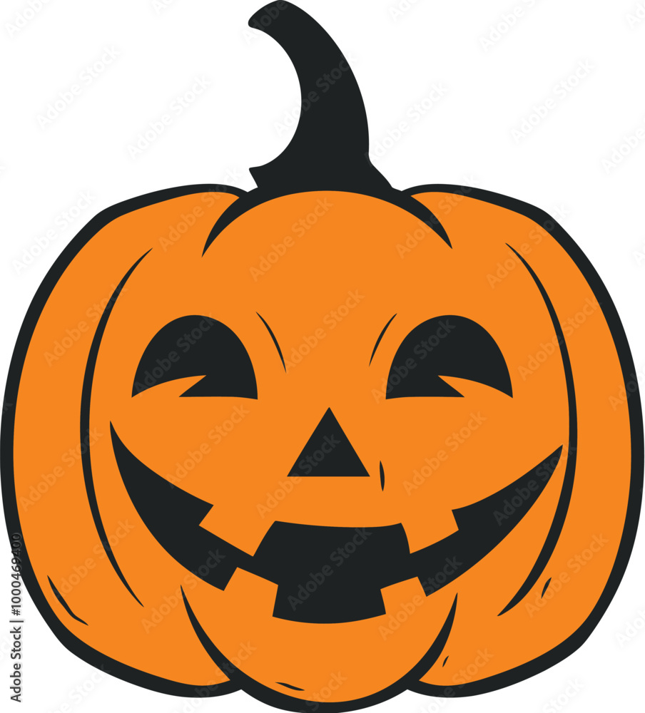 Halloween Pumpkin Flat Vector Icon Halloween Pumpkin Flat Vector Icon