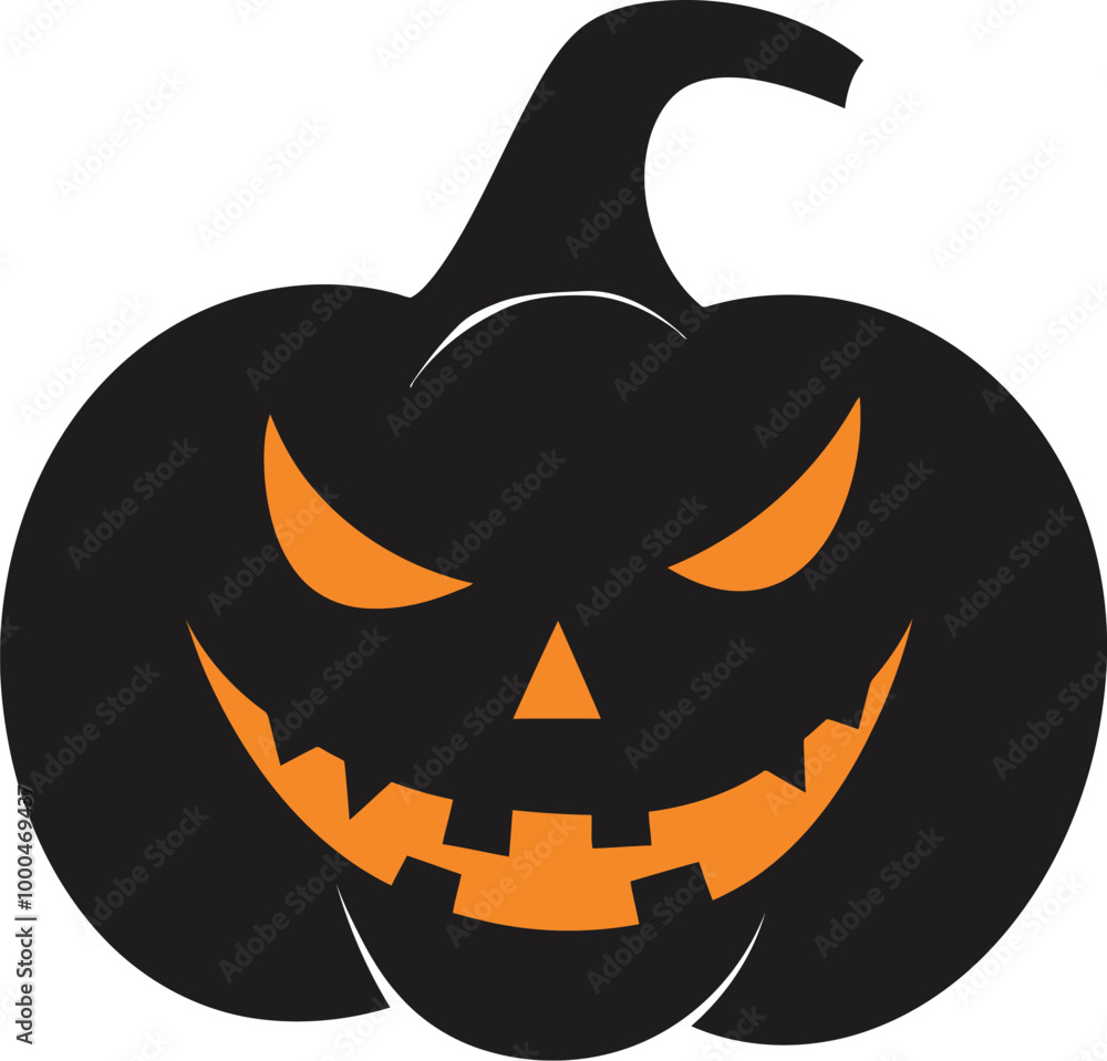 Halloween Pumpkin Flat Vector Icon Halloween Pumpkin Flat Vector Icon