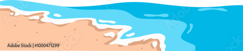Beach sand border