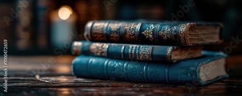 Antique bookstore with vintage books, nostalgic and inviting, Vintage, Soft tones, Photograph, Literary charm